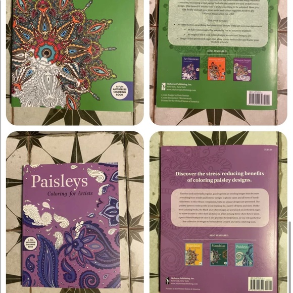 ADULT ~ COLORING BOOKS~ASSORTED ~L OT OF 5 ~S KYHORSE PUPLISHING … - Picture 13 of 16